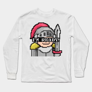 Funny knight RPG Long Sleeve T-Shirt